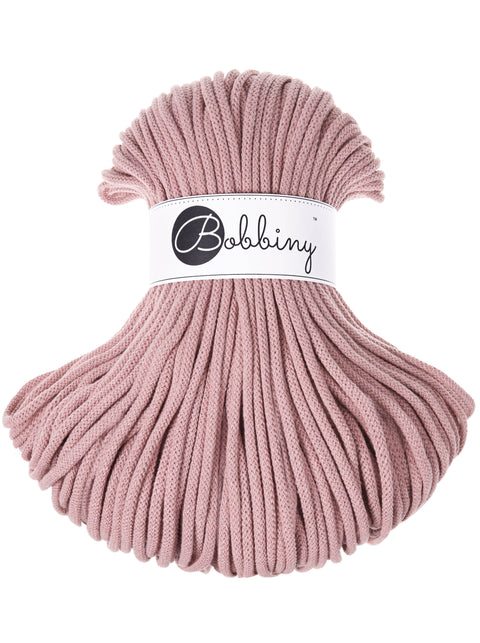 5mm Bobbiny Premium Kordel, Baumwolle - 100m - verschiedene Farben